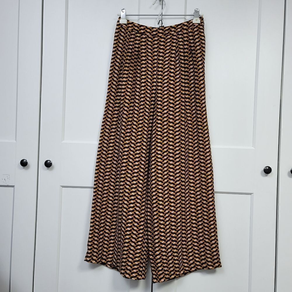 Who what wear geometric print wide leg pants, 4 - Picture 3 of 10